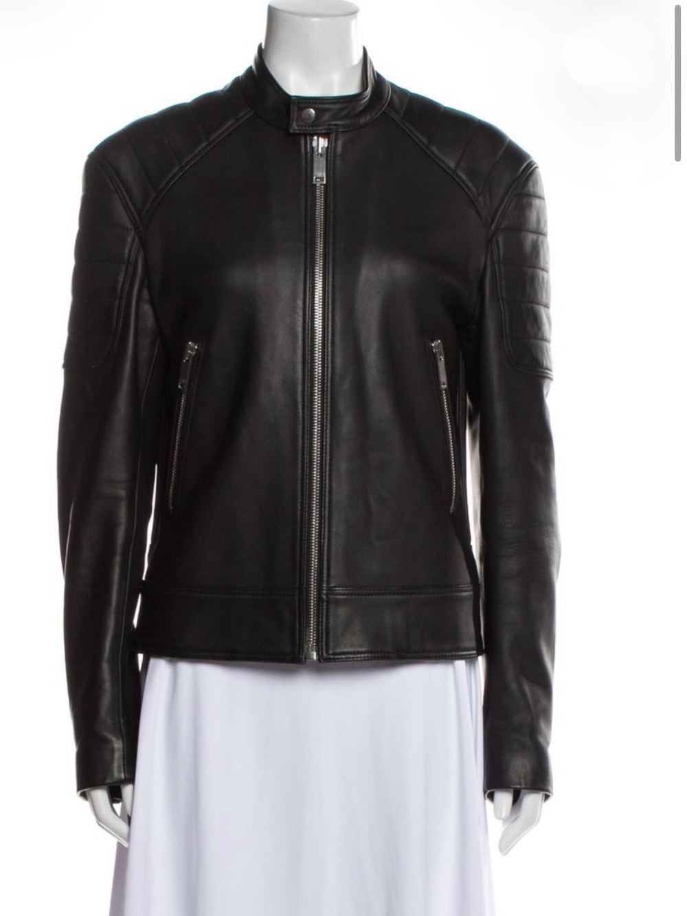 Sandro
Lamb Leather Biker Jacket